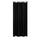 N&Y HOME Fabric Shower Stall Curtain or Liner 36 x 72 Inches - Hotel Quality, Machine Washable, Water Repellent - Black, 36x72