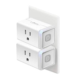 Kasa Smart Plug HS103P2, Smart Home Wi-Fi Outlet Works with Alexa, Echo, Google Home & IFTTT, No Hub Required, Remote Control,15 Amp,UL Certified, 2-Pack