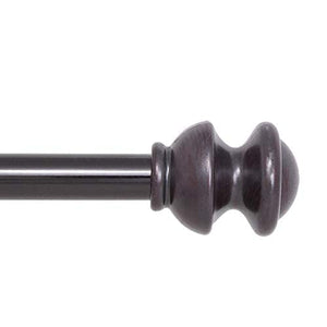 Kenney Kendall Standard Decorative Window Curtain Rod, 28-48