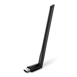 TP-Link AC600 USB WiFi Adapter for PC (Archer T2U Plus)- Wireless Network Adapter for Desktop with 2.4GHz, 5GHz High Gain Dual Band 5dBi Antenna, Supports Win10/8.1/8/7/XP, Mac OS 10.9-10.14