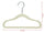 Amazon Basics Kids Velvet Non-Slip Clothes Hangers, Beige - Pack of 30