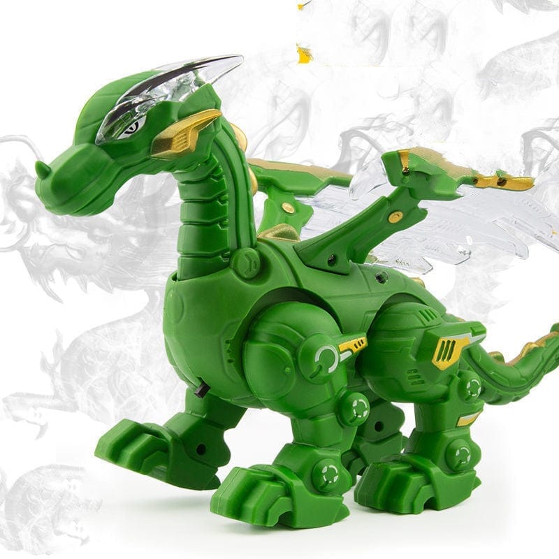 Electric Spray Mechanical Dinosaur Toy Model Multifunctional Sound And Light Toy