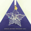 Swarovski Crystal Large Annual Edition Christmas Ornament 2021 Snowflake