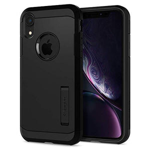 Spigen Tough Armor [Military Grade] Designed for iPhone XR Case 6.1 inch - Black