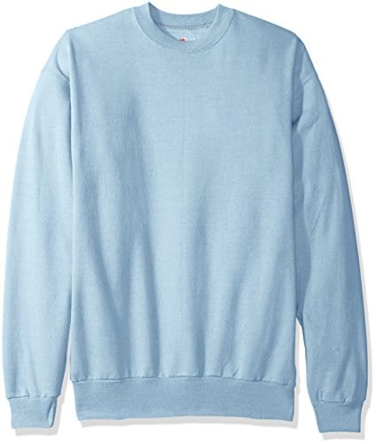 Hanes Men's EcoSmart Sweatshirt, Light Blue, Small