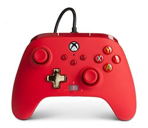 PowerA Enhanced Wired Controller for Xbox - Red, Gamepad, Wired Video Game Controller, Gaming Controller, Xbox Series X|S, Xbox One - Xbox Series X
