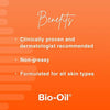 Bio-Oil Skincare Oil, Body Oil for Scars and Stretch Marks, Hydrates Skin, Non-Greasy, Dermatologist Recommended, Non-Comedogenic, Travel Size, 0.85 Ounces, Pack of 3, For All Skin Types, Vitamin A, E