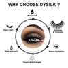 DYSILK 5 Pairs 6D Mink Eyelashes Faux Cross Fluffy Natural Look False Eyelashes Wispies Long Extension Eyelashes Pack Makeup