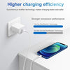 iPhone Fast Charger Cable【Apple MFi Certified】 Lightning Cables 20W PD USB C Wall Charger 2-Pack 6FT Fasting Charging Adapter Compatible with iPhone 12/12 Pro/Max/11/11Pro/XS/Max/XR/X/8/8Plus,iPad