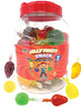Fusion Select Jelly Fruity Snack Tik Tok Challenge Hit or Miss - Fruit-Shaped Jelly- Assorted Flavors, Strawberry, Orange, Apple, Pineapple, Grape, Mango (Jar)