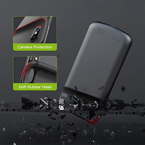 Battery Case for iPhone X/XS, 4000mAh Portable Protective Charging Case Extended Rechargeable Battery Pack Charger Case