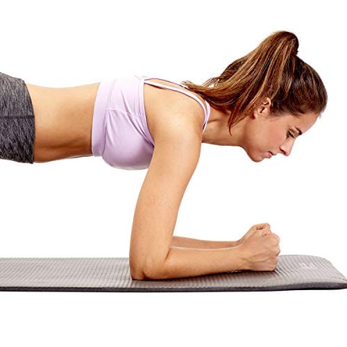 Gaiam Essentials Thick Yoga Mat Fitness & Exercise Mat With Easy-Cinch Yoga Mat Carrier Strap, Teal, 72"L X 24"W X 2/5 Inch Thick
