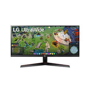 LG 29WP60G-B 29 Inch 21:9 UltraWide Full HD (2560 x 1080) IPS Monitor with sRGB 99% Color Gamut and HDR 10, USB Type-C Connectivity and 3-Side Virtually Borderless Display, Black