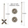 Bronze Light and Fan Cord Ceiling Pull Chain with 2pcs 12-inches Extension Chains