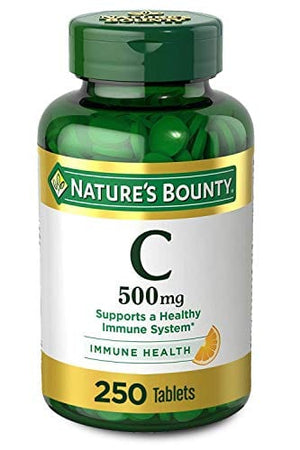 Vitamin C by Nature’s Bounty for Immune Support. Vitamin C is a Leading Immune Support Vitamin, 500mg, 250 Tablets
