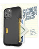 Smartish iPhone 12/12 Pro Wallet Case - Wallet Slayer Vol. 1 [Slim + Protective] Credit Card Holder (Silk) - Black Tie Affair