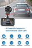 Dash Cam Front and Rear CHORTAU Dual Dash Cam 3 inch Dashboard Camera Full HD 170° Wide Angle Backup Camera with Night Vision WDR G-Sensor Parking Monitor Loop Recording Motion Detection
