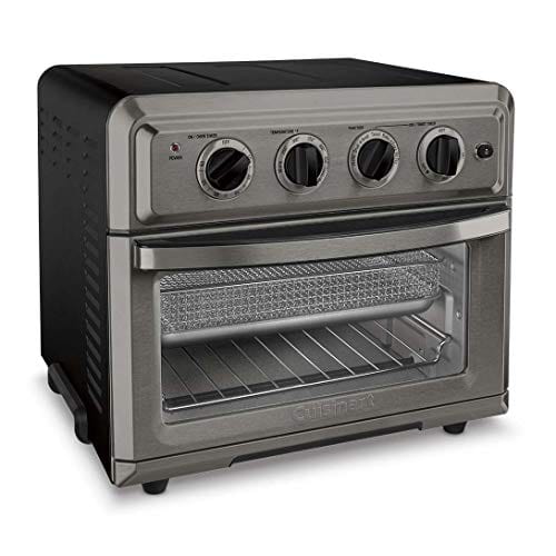 Cuisinart TOA-60BKS Convection Toaster Oven Airfryer, Black SS