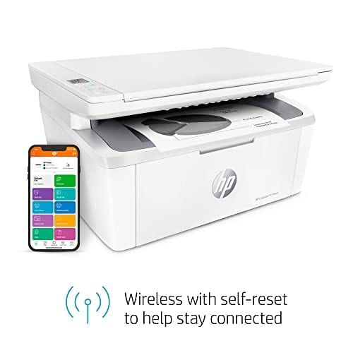 HP Laserjet MFP M140we All-in-One Wireless Black & White Printer with HP+ and Bonus 6 Months Instant Ink (7MD72E)