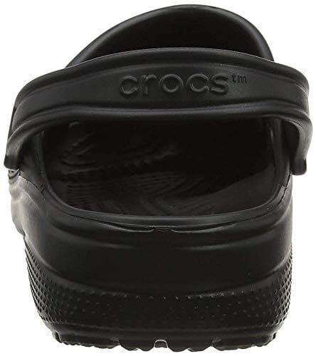 Crocs Men's and Women's Classic Clog, Black, 6 Women / 4 Men