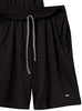 Amazon Essentials Men’s 2-Pack Loose-Fit Performance Shorts, Black/Medium Grey, Small