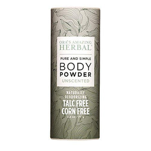 Products Fragrance Free Body Powder, Scent Free Powder, Cornstarch and Talc Free Powder, Unscented Talcum Powder