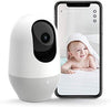 Nooie Baby Monitor, WiFi Pet Camera Indoor, 360-degree Wireless IP Camera, 1080P Home Security Camera, Motion Tracking, Super IR Night Vision, Works with Alexa, Two-Way Audio, Motion & Sound Detection