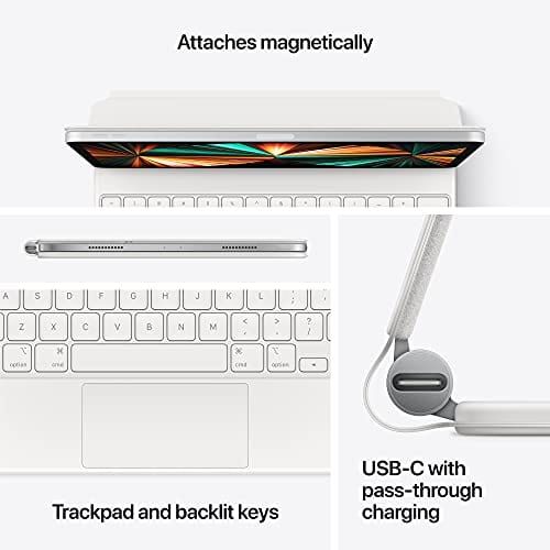 Apple Magic Keyboard (for 12.9-inch iPad Pro - 5th Generation) - US English- Black