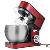 Stand Mixer, CUSIMAX 6.5QT Mixer Stainless Steel kitchen mixer, 6-Speeds Tilt-Head Dough Mixer with Hook, Whisk & Beater, Splash Guard Electric Mixer, Red