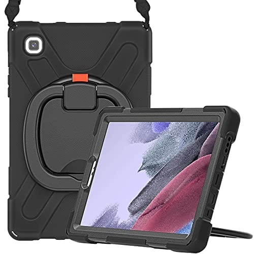 ProCase Galaxy Tab A7 Lite 8.7 inch Rugged Case 2021 (T220 T225), Heavy Duty Shockproof Case Protective Cover with Shoulder Strap