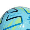 adidas MLS Club Soccer Ball, Samba Blue/Solar Green/Black/Glory Blue, 5