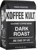 Koffee Kult Coffee Beans Dark Roasted - Highest Quality Delicious Organically Sourced Fair Trade - Whole Bean Coffee - Fresh Gourmet Aromatic Artisan Blend (32oz)