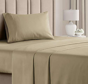 Twin Sheet Set - 3 Piece - College Dorm Room Bed Sheets - Hotel Luxury Bed Sheets - Extra Soft Sheets - Deep Pockets - Easy Fit - Breathable & Cooling Sheets – Bed Sheets - Twin - Twin Mattress Sheets