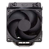 Cooler Master Hyper 212 Black Edition CPU Air Coolor, Silencio FP120 Fan, 4 CDC 2.0 Heatpipes, Anodized Gun-Metal Black, Brushed Nickel Fins for AMD Ryzen/Intel LGA1200/1151