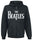 Beatles Men's Drop T Zippered Hooded Sweatshirt Small Black