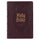 KJV Holy Bible, Giant Print Full-Size, Antiqued Brown Faux Leather w/Ribbon Marker, Red Letter, Thumb Index, King James Version