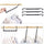HOUSE DAY Black Magic Hangers Space Saving Clothes Hangers Organizer Smart Closet Space Saver Pack of 10 with Sturdy Plastic for Heavy Clothes