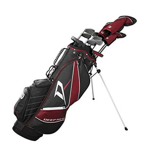 wilson Deep Red Tour Complete Golf Set Men's, Right Hand, Regular