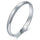BORUO 925 Sterling Silver Ring High Polish Plain Dome Tarnish Resistant Comfort Fit Wedding Band 2mm Ring Size 4