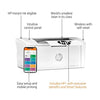 HP Laserjet M110we Wireless Monochrome Printer with HP+ and Bonus 6 Months Instant Ink (7MD66E)