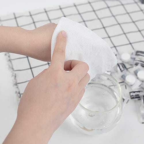 BigOtters 200PCS Compressed Towels, Coin Tissues Camping Wipes Toilet Paper Tablets Portable Towels for Home Beauty and Outdoors Hiking