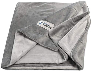 PetFusion Premium Pet Blanket, Multiple Sizes for Dogs & Cats. [Reversible Micro Plush]. 100% Soft Polyester