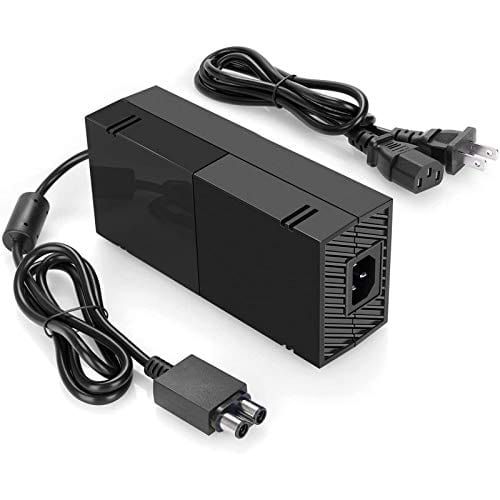 Xbox One Power Supply [2021 Enhanced Quieter Version] Xbox Plug AC Adapter Charger with Power Cord Best for Charging - Brick Style - Great Charger Accessory Kit with Cable
