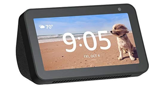 Echo Show 5 (1st Gen, 2019 release) -- Smart display with Alexa – stay connected with video calling - Charcoal