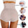 Nebility Women Butt Lifter Shapewear Hi-Waist Double Tummy Control Panty Waist Trainer Body Shaper (S, Beige)
