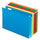 Pendaflex Extra Capacity Reinforced Hanging Folders, 2", Legal Size, Assorted Colors, 1/5 Cut, 25/BX (4153x2 ASST)