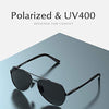 LUENX Aviator Sunglasses Women Polarized Shades Polygon Trendy Flat Gold Lenses Fashion Designer Style
