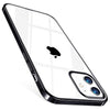 TORRAS Crystal Clear Compatible for iPhone 12 Mini Case,Slim Yet Shockproof Soft Silicone Sturdy Thin Phone Case Compatible for iPhone 12 Mini 5.4 inch 2020, Black