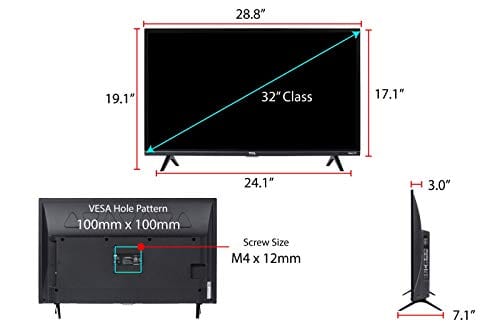TCL 32-inch 1080p Roku Smart LED TV - 32S327, 2019 Model