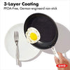 OXO Good Grips Pro Nonstick Dishwasher Safe Black Frying Pan, 8"